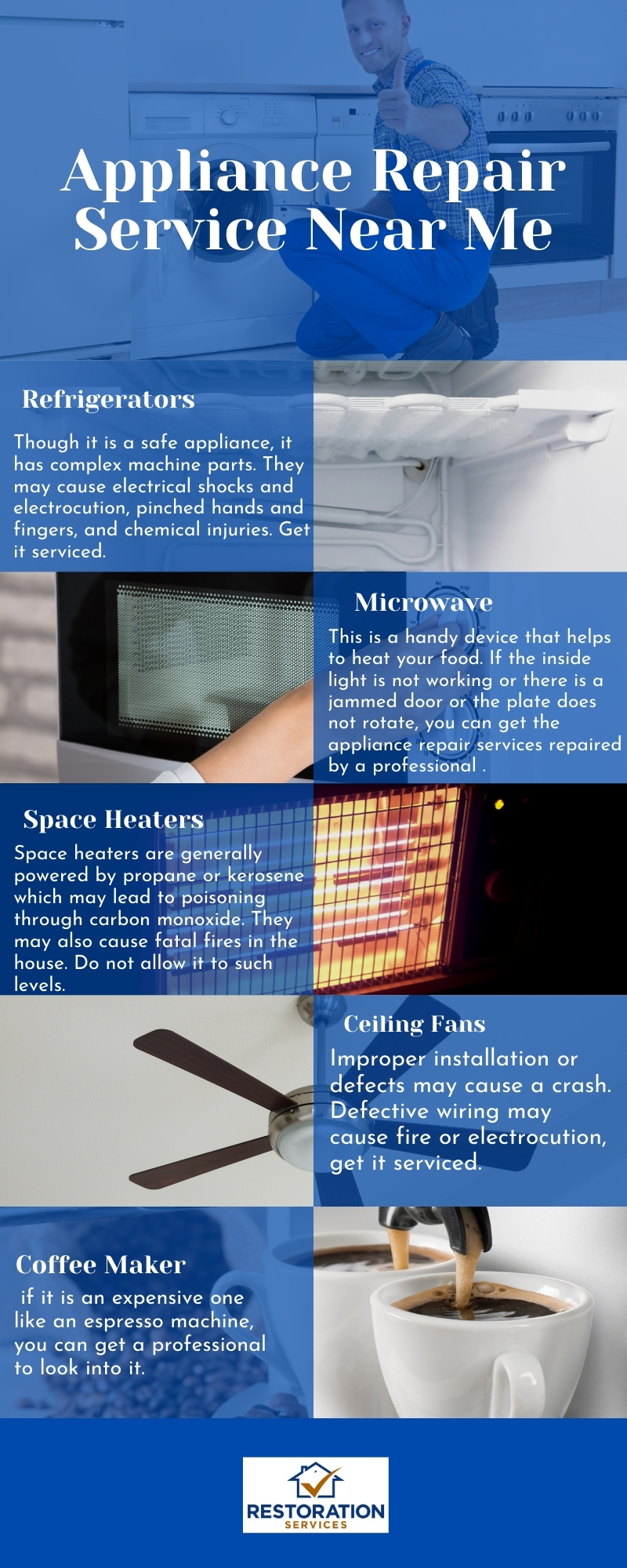 Appliance repair services near me